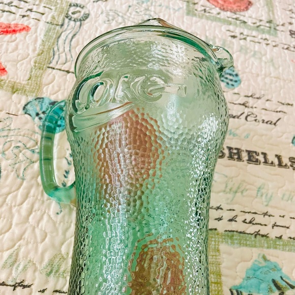 Vintage Coca-Cola Pebble Glass Pitcher - Picture 7 of 9